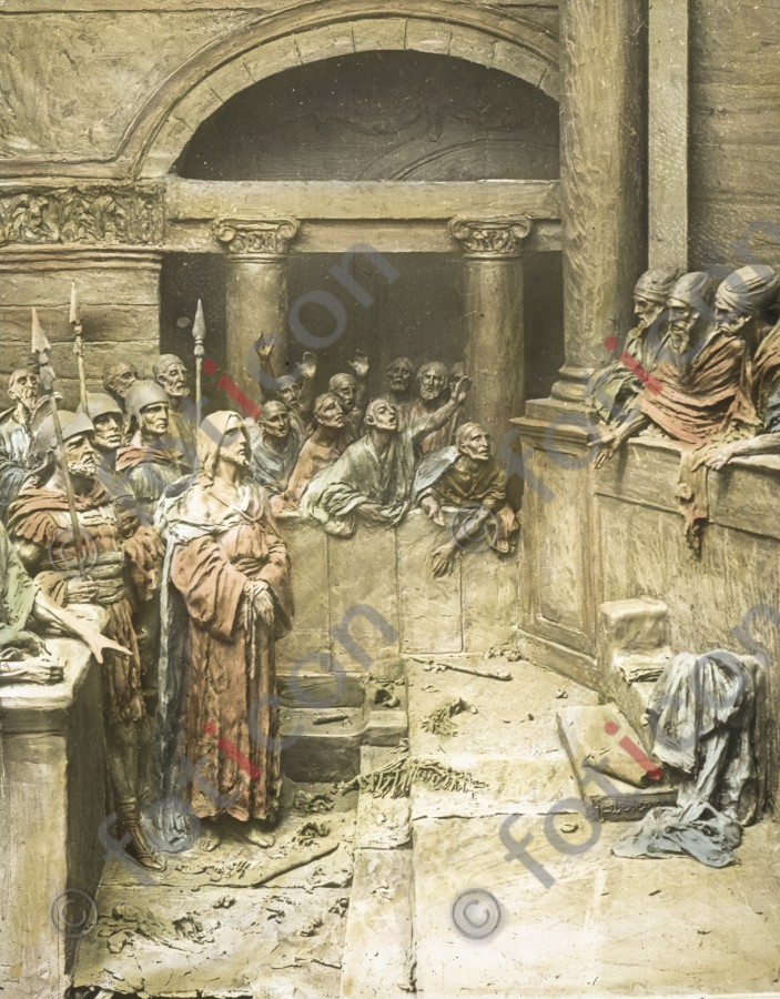 Jesus vor dem Hohepriester Kajaphas | Jesus and the High Priest Kajaphas (simon-134-044.jpg)